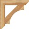 Ekena Millwork Westlake Slat Rough Sawn Bracket w/ Offset Brace, Western Red Cedar, 6"W x 24"D x 24"H BKT0604X24X24WTL06RWR - alternate 4
